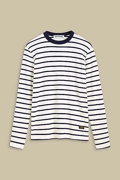Herren T-shirt Mit Langen Ärmeln "Nezer Breton Stripe" günstig online kaufen
