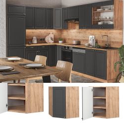 Vicco Eckhängeschrank Fame-Line, Anthrazit-Gold/Goldkraft Eiche, 57 günstig online kaufen