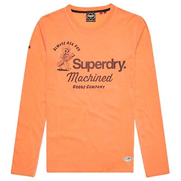 Superdry Core Logo Ac Langarm-t-shirt 2XL Spiced Orange günstig online kaufen