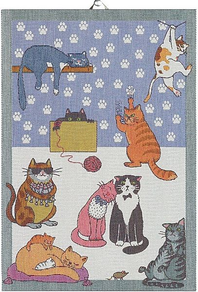 EKELUND MASTER WEAVERS 1692 Geschirrtuch Küchenhandtuch Cats Fun 35x50 cm, günstig online kaufen