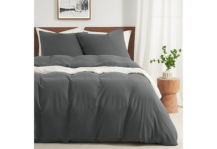 Topfinel Bettwäsche 135x200cm, Seersucker Bettwäsche-Sets, bügelfrei, aller günstig online kaufen