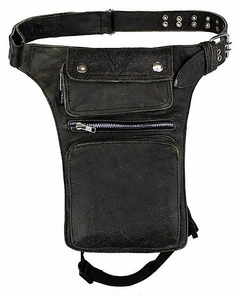 Alpha Speeds Beintasche / Bauchtasche aus echtem Leder Motorrad, Biker & Fr günstig online kaufen