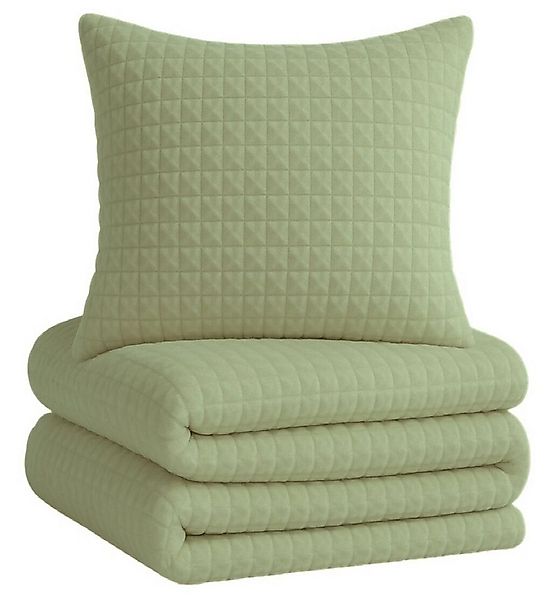 One Home Bettwäsche Winter Cashmere Touch, Fleece, 2 teilig, Karo Cord Opti günstig online kaufen