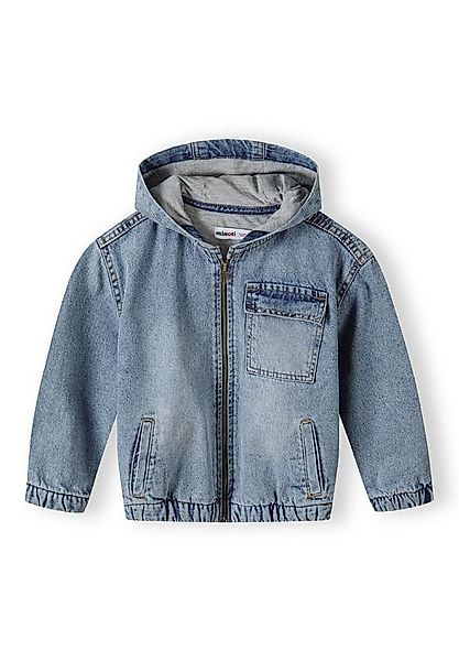 MINOTI Jeansjacke Jeansjacke mit Kapuze und Reißverschluss  (9m-8y) günstig online kaufen