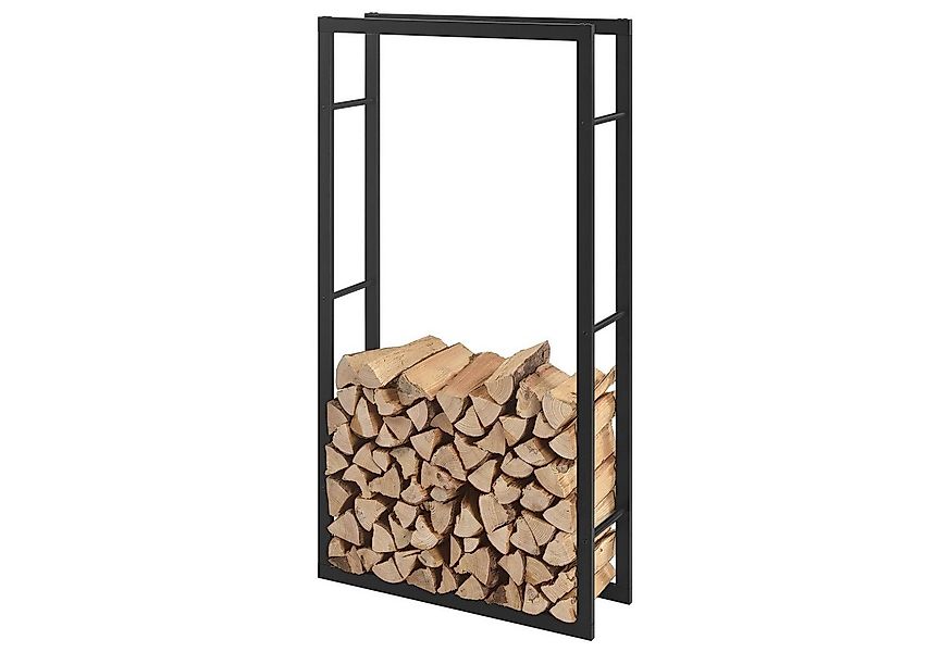 en.casa Kaminholzregal, BxTxH:75x25x150 cm, »Kasan« Brennholzhalter 75x150x günstig online kaufen