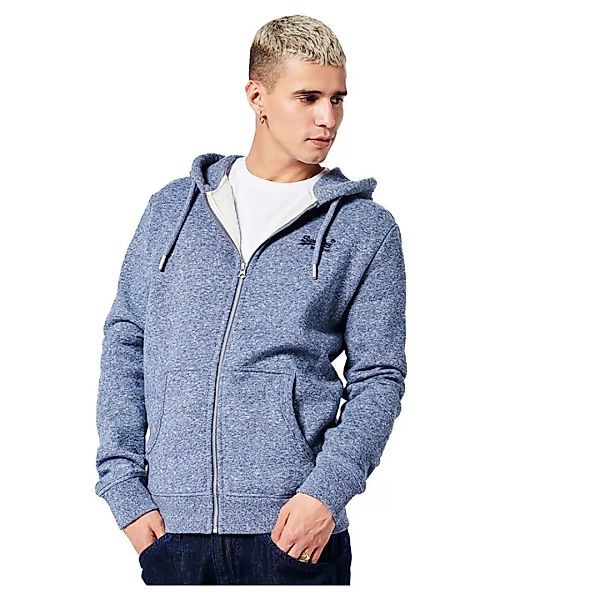 Superdry Vintage Logo Embroided Sweatshirt Mit Reißverschluss M Tois Blue G günstig online kaufen