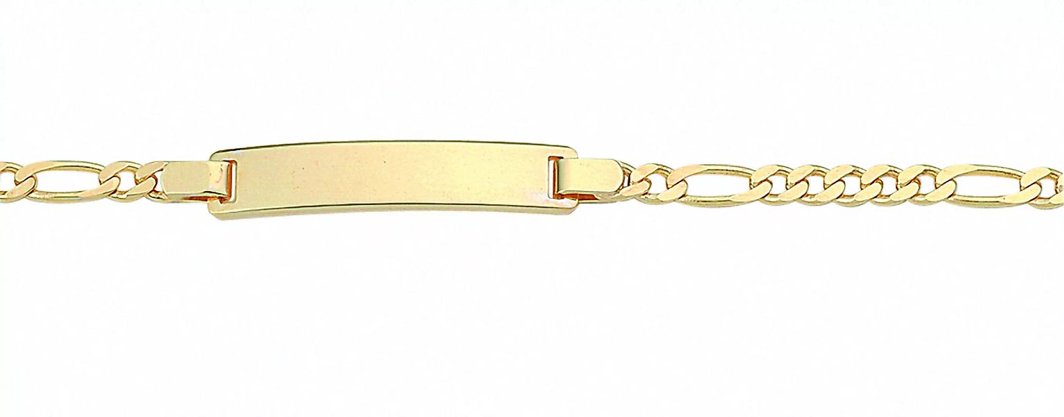 Adelia´s Goldarmband "333 Gold Figaro Armband 16 cm Ø 3 mm", Goldschmuck fü günstig online kaufen