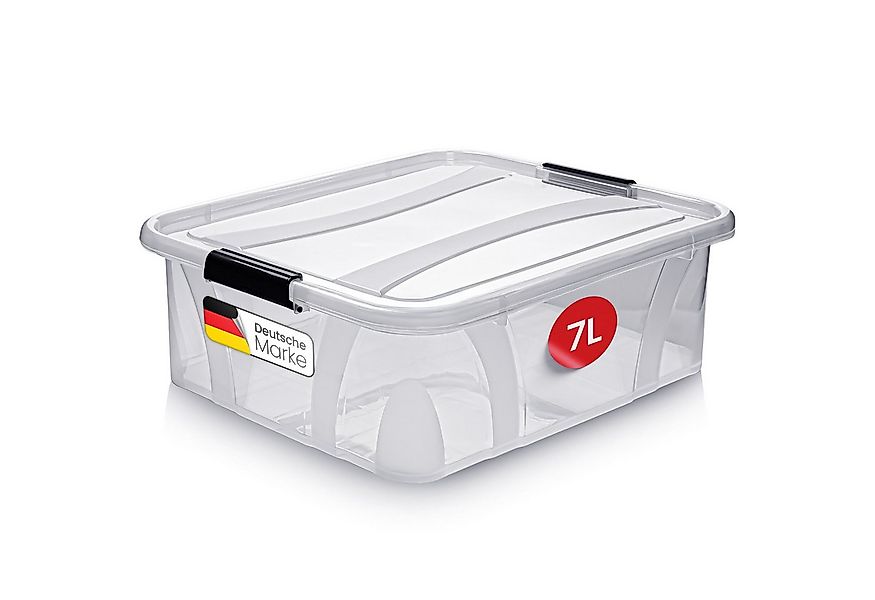 KONZEPT Aufbewahrungsbox mit Deckel, Stapelbox, BPA-frei, robuster Verschlu günstig online kaufen