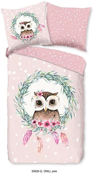 good morning Kinderbettwäsche »Owli«, (2 tlg.) günstig online kaufen