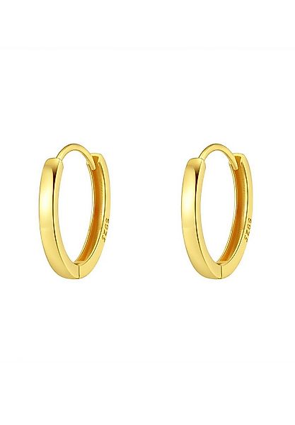 Hey Happiness Paar Creolen Basic für Damen, 925 Silber Ohrringe Klein Mitte günstig online kaufen