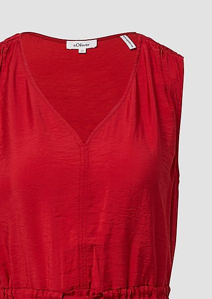 s.Oliver Minikleid Kurzes Kleid aus strukturiertem Viskosemix mit Binde-Det günstig online kaufen