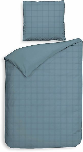 Heckett & Lane Wendebettwäsche "Diamante" 2 Stk. kariert, hochwertiges Mako günstig online kaufen