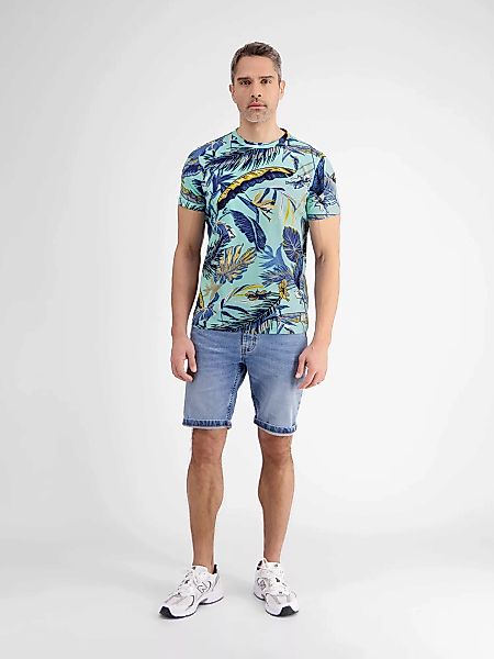 LERROS T-Shirt "LERROS T-Shirt im Hawaiian-Style" günstig online kaufen