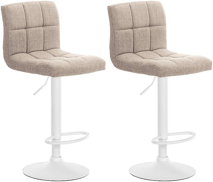 CLP Barhocker Calma Stoff (2er Set, günstig online kaufen