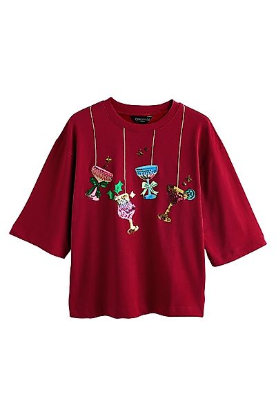 Next Paillettenshirt T-Shirt mit Grafik und günstig online kaufen