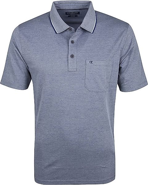 Casa Moda Poloshirt Dunkelblau Design - Größe 4XL günstig online kaufen
