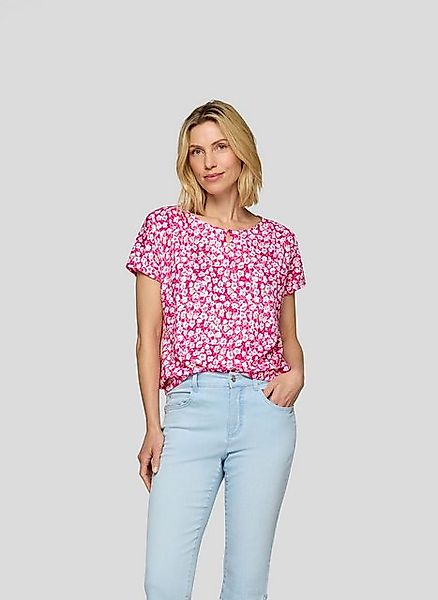 Rabe Print-Shirt Rabe Shirt mit floralem Allover-Print und Schlitz-Ausschni günstig online kaufen