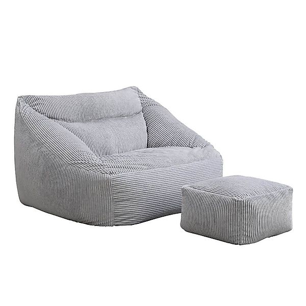 dynamic24 Sessel, Sitzsack + Hocker Bodenkissen günstig online kaufen