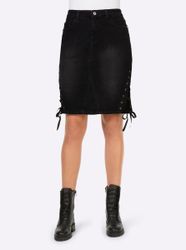 heine A-Linien-Rock Jeans-Rock günstig online kaufen