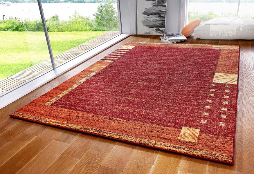 my home Teppich "Jonas" rechteckig 8 mm Höhe flacher Teppich, Kurzflor, Wei günstig online kaufen