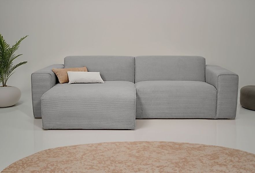 OTTO home Ecksofa »Koa, 228 cm, L-Form, Modulsofa in Cord, Chenille, Strukt günstig online kaufen