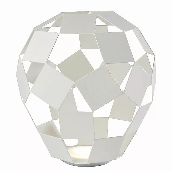 home24 Sompex LED-Tischleuchte Belly Modern Weiß Eisen Dimmbar 1-flammig 10 günstig online kaufen