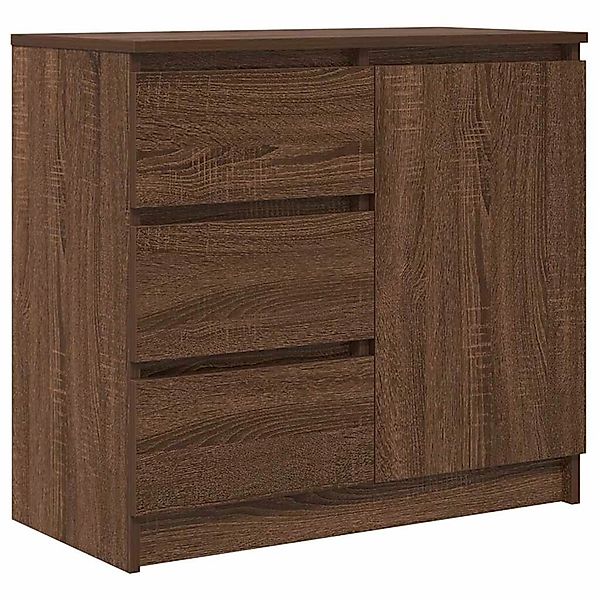 vidaXL Sideboard mit Schublade Braun Eichen-Optik 71x35x65 cm 861577 günstig online kaufen
