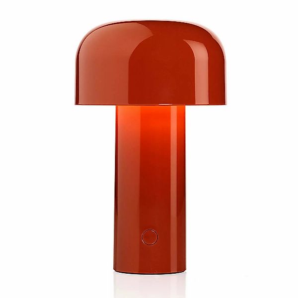 FLOS Bellhop aufladbare LED-Tischleuchte ziegelrot günstig online kaufen