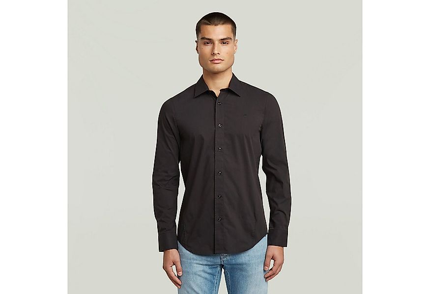 G-STAR Langarmhemd Uniform Slim Shirt ls mit gesticktem Logo günstig online kaufen
