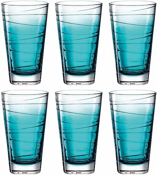 LEONARDO Longdrinkglas »VARIO STRUTTURA«, (Set, 6 tlg.), 280 ml, 6-teilig günstig online kaufen