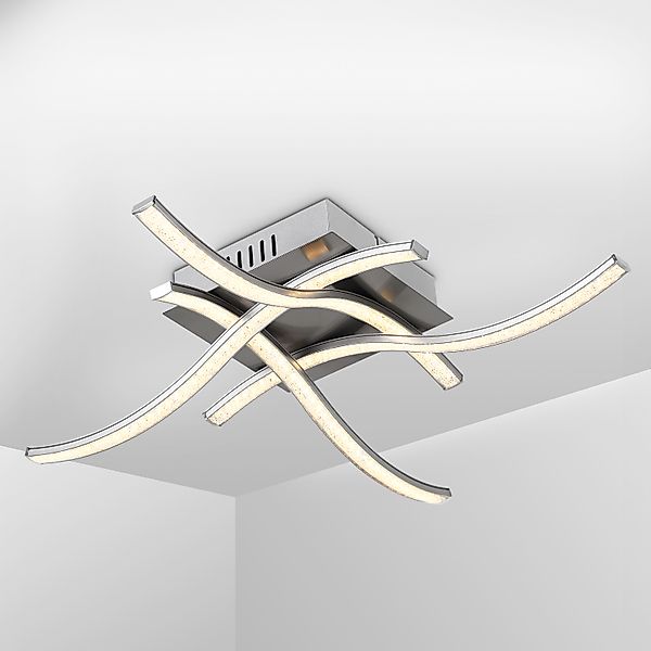 LED Deckenleuchte Tigull 4-flammig günstig online kaufen