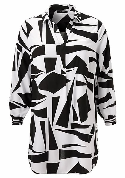 Aniston PLUS Longbluse, mit farbenfrohem, großflächigem Druck günstig online kaufen