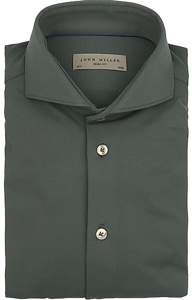 John Miller Hemd Hyperstretch Grün - Größe 44 günstig online kaufen