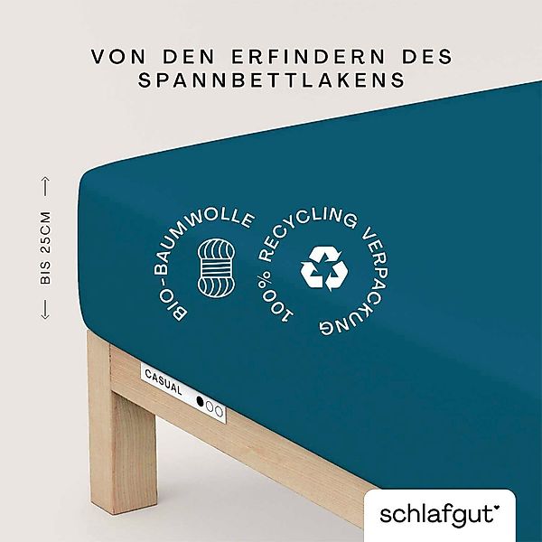 Schlafgut Spannbettlaken CASUAL u.a. in Gr. günstig online kaufen