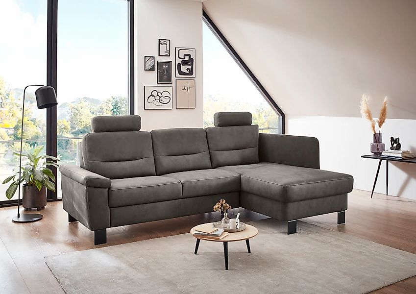 Die PlanBar Ecksofa "PP-PF23172" Eckgarnitur mit besonders kleinem Stellmaß günstig online kaufen