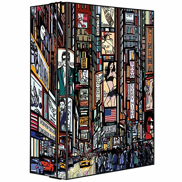 Banjado XXL Medizinschrank Abschliessbar 35x46x15cm Arzneischrank Anthrazit günstig online kaufen