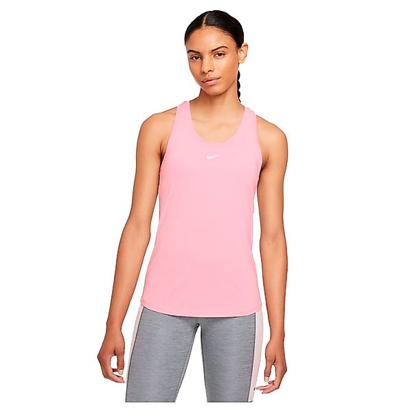 Nike Dri Fit One Ärmelloses T-shirt L Pink Glaze / White günstig online kaufen