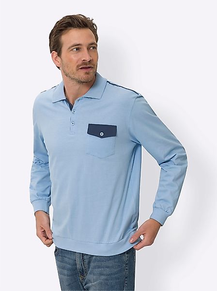 Classic Poloshirt "Langarm-Poloshirt", (1 tlg.) günstig online kaufen