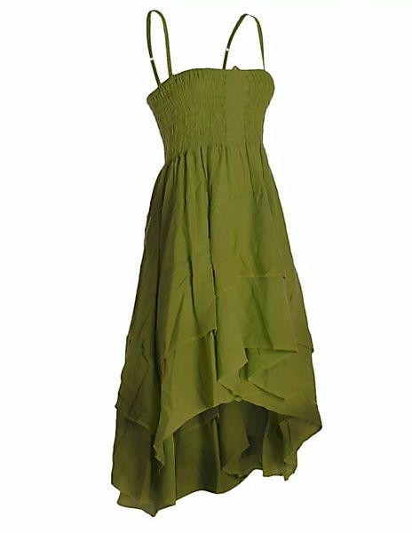 Vishes Sommerkleid 2in1 Kleid-Rock Damen Sommer-Kleid Spagetti-Träger Hippi günstig online kaufen