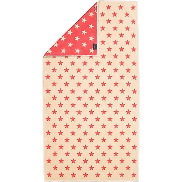 Cawö Handtücher NEW STARS Sterne klein 6261 - Farbe: beige/pink - 32 - Dusc günstig online kaufen