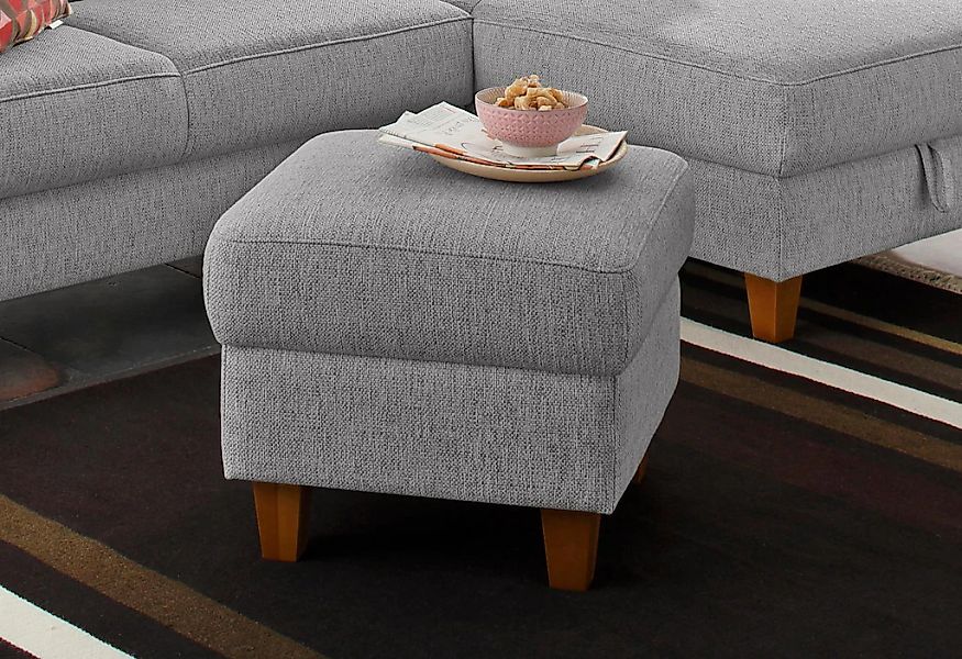 Home affaire Polsterhocker "Palmera, B: 58 cm" mit Stauraum, Federkern günstig online kaufen