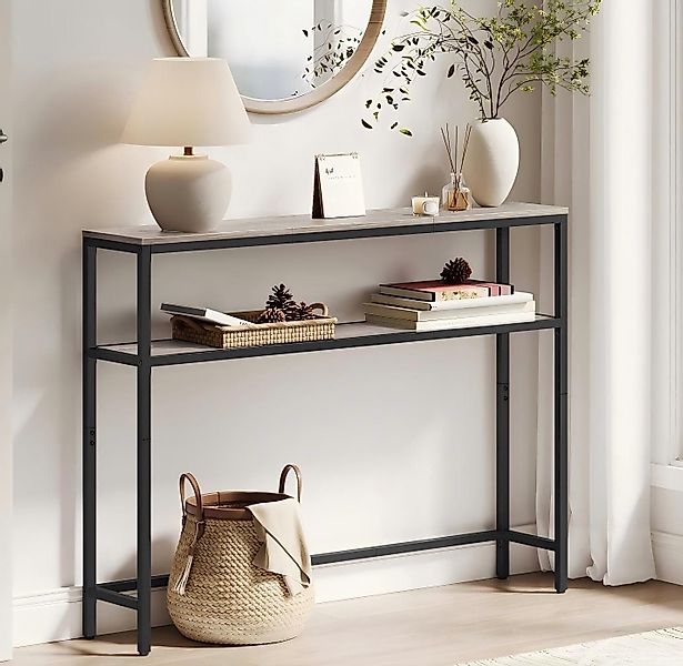 VASAGLE Konsolentisch, Konsolentisch, schmaler Sofatisch mit günstig online kaufen