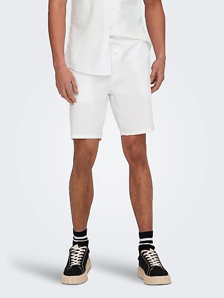 ONLY & SONS Shorts "ONSLINUS 0007 COT LIN SHORTS NOOS" günstig online kaufen