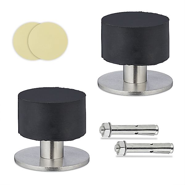 relaxdays Türstopper Gummi 2er Set günstig online kaufen