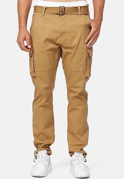 Indicode Cargohose Herren Mathen Cargo Hose Herrenhose aus elastischer Baum günstig online kaufen