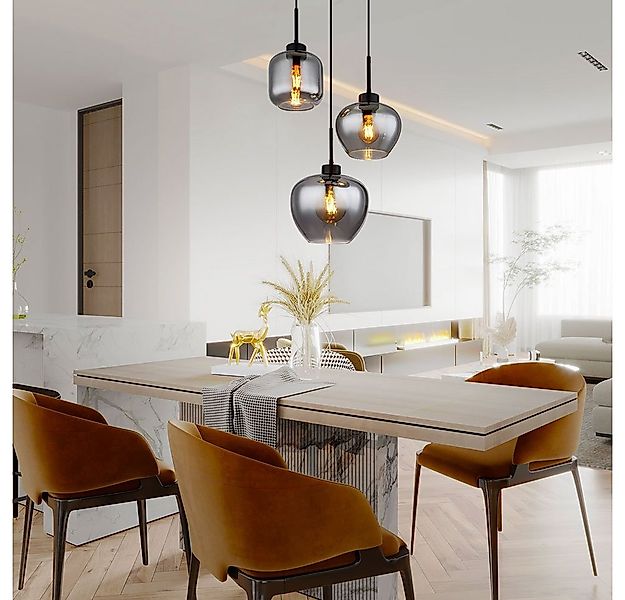 GLOBO LIGHTING Pendelleuchte, Leuchtmittel nicht inklusive, Hängeleuchte Es günstig online kaufen