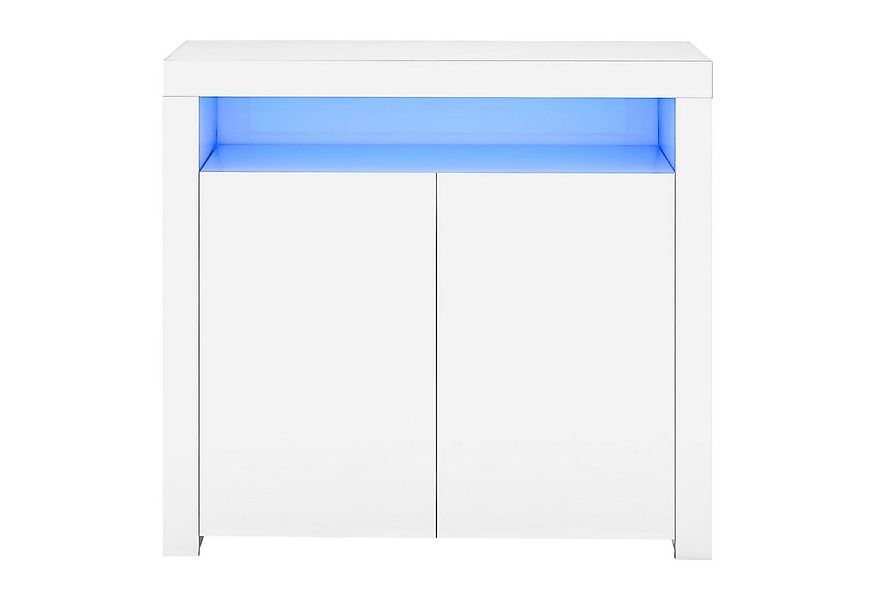 Merax Sideboard, hochglanz Front mit LED,Kommode mit Fernbedienung,Antichte günstig online kaufen