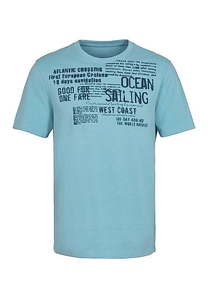 John Devin T-Shirt mit Print Regular-Fit, aus Slub-Qualität, mit Print günstig online kaufen