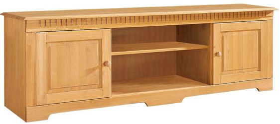 Home affaire Lowboard "Lisa" Kommode aus schönem massivem Kiefernholz, Brei günstig online kaufen