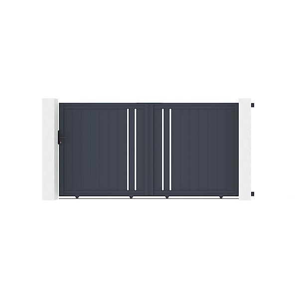 Casanoov Schiebetor 3M Giona H 180Cm Aluminium & Ranger C300 Motorisierung günstig online kaufen